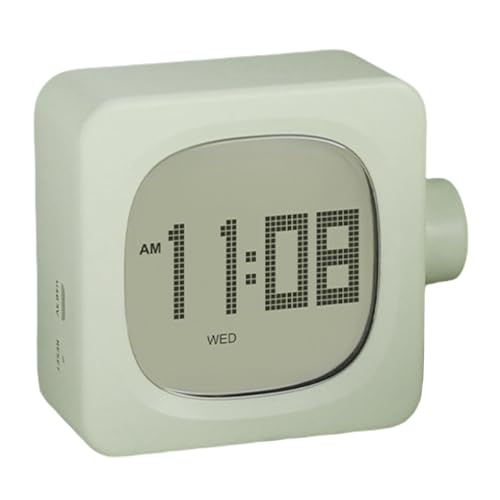 立方体 LED デジタル目覚まし時計スヌーズ USB 充電式 2 アラームデスクバックライト付きウェイクアップランプ寝室のテーブル寝室のテーブル