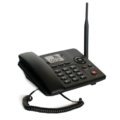 Opis Technology Opis Purofon Mobile 4G (EU Version): Mobile GSM Tischtelefon mit...