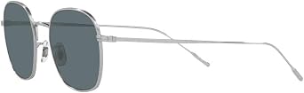Oliver Peoples 0OV1307ST Ades 52543R Brushed Silver/Blue Polarized Unisex Sunglasses