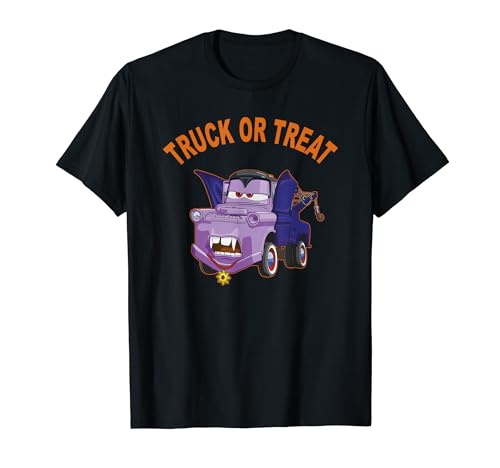 Disney Pixar Cars Tow Mater Halloween Truck Or Treat Camiseta