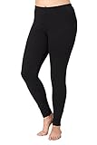 Ulla Popken Große Größen Damen Skinny Leggings Leggings, 66531510, Gr. 54 (Herstellergröße: 54+), Schwarz (schwarz 10)