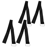 ELAYARD 4 Stück Verstellbare Pedalriemen aus Polyester für Ellipsentrainer Beintrainer und...