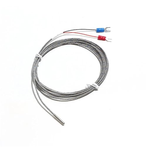 Termopar tipo K y sensor de temperatura industrial, sonda pequeña 3x20mm con cable de 1 metro