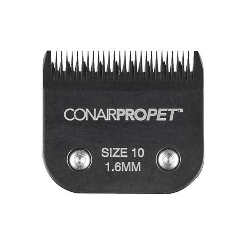 CONAIRPROPET Dog Clippers for Grooming Replacement Blade, Size 10, Fits Most Detachable Grooming Clippers CONAIRPROPET Dog Clippers for Grooming Replacement Blade, Size 10, Fits Most Detachable Grooming Clippers