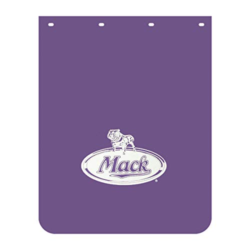 GG Grand General 30939 24 X 30 Inches Purple Poly Mud Flap w White Mack Logo