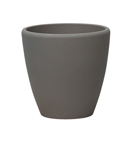 Hentschke Keramik Pflanztopf/Pflanzkübel frostsicher Ø 25 x 25 cm,...