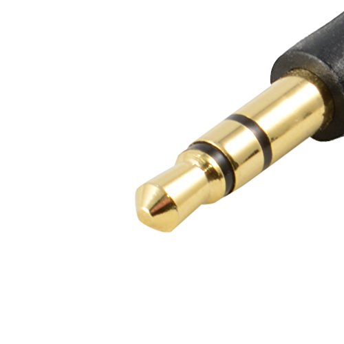 Cable auxiliar 3.5mm Stereo enrollado 3 pies miniatura 2