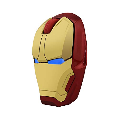 Image of Wireless Iron Man Mouse 2.4G Optical Computer Mouse for Desktop Laptop PC Mac (Gold)