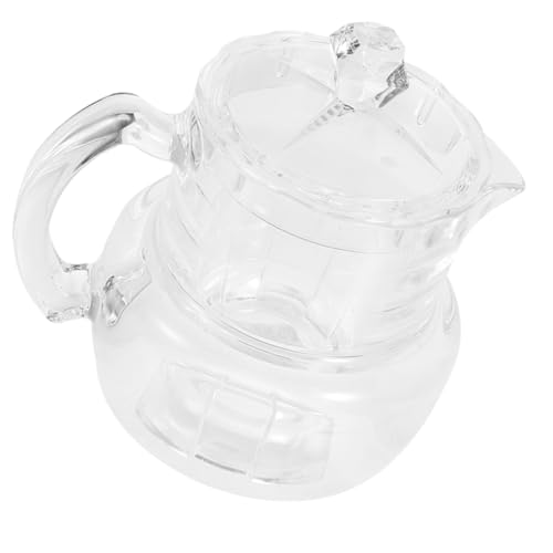 CONGARTENO Honey Pot Small Storage Jars Miniature Honey Jars Honey Jar for Bakery Kitchen Storage Jars Mini Jars of Honey Empty Honey Jars Containers with Lids Clear Borosilicate Acrylic