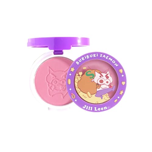 jill leen. ジルリーン&クレヨンしんちゃん連名 チーク 血色感 ナチュラル ふんわり発色 パウダーチーク 透明感 ピンクチーク オレンジチーク イエベ ブルべ コンパクト 人気 プレゼント 17色