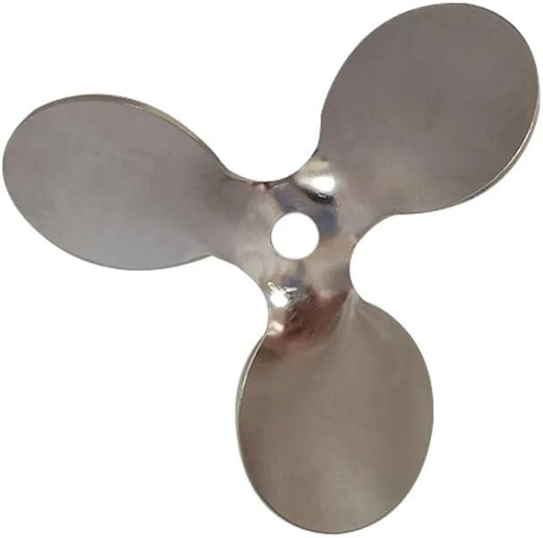 1pc Lab Stainless Steel Dia 40mm to 120mm Three Blade Propeller Stirring Dispersing Rod with Nut Blade and Rod Choose Separetely(Length 500mm Rod)