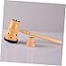 BUTIFULSIC 3pcs Handmade Wooden Moxa Box Moxibustion Stick Burner Holder One Hole for Body Healing