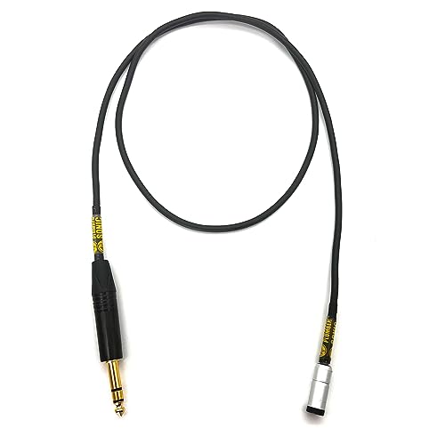 Image of Sonic Plumber 6.35mm (1 /4?) TRS to 3.5mm (1 /8?) TRRS Headphone Adapter (50cm / 1.5ft)