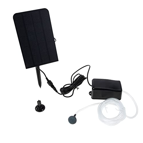 BESPORTBLE 1satz Solarbetriebene Sauerstoffpumpe Für Teiche Und Aquarien Tragbare Leise Und Effiziente Lösung Belüftung Von Fischteichen Und Aquarien Langlebigem Material