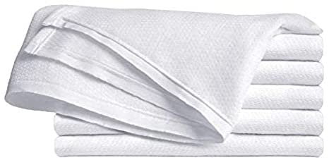 High Absorbancy Birdseye Reusable Flat Cloth Diapers, Soft & Safe 27 X 27 100% Cotton Burp Cloth, Also Great To Clean Mirrors (6) #TOP1