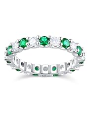 Moissanite & Emerald