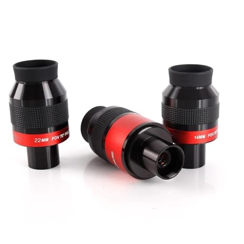 Ocular ultra gran angular de 70° y 14mm para telescopio astronómico de campo plano 2