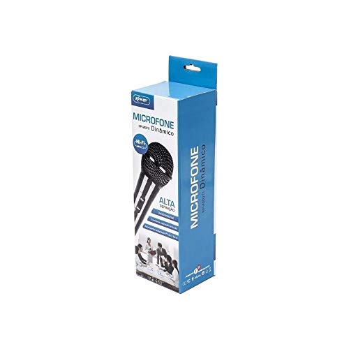 Microfone Para Gravações Vídeos Conferência e Karaokê KP-M0011