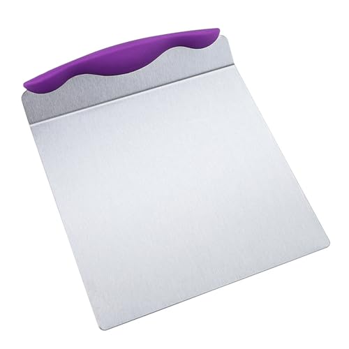 Raschietto per trasferimento di torte Spatola per trasferimento di torte per uso alimentare in acciaio inossidabile antiruggine per cottura pizza fatta in casa Pane Pala in movimento per trasferimento