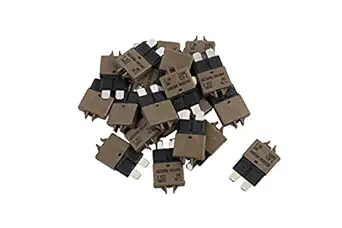 GLOSO Circuit Breakers E39 Manual (T3) Reset Low Profile ATC/ATO (7.5A - 25 Pack)