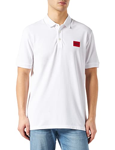 Preisvergleich Produktbild HUGO Herren Dereso222 Polohemd, White100, L EU