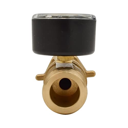 Image of RV Water Pressure Regulation,3 /4 inch Garden Hose Thread, for RV Camper, Hose, Trailer, Setting 35-45 Psi (with Gauge)
