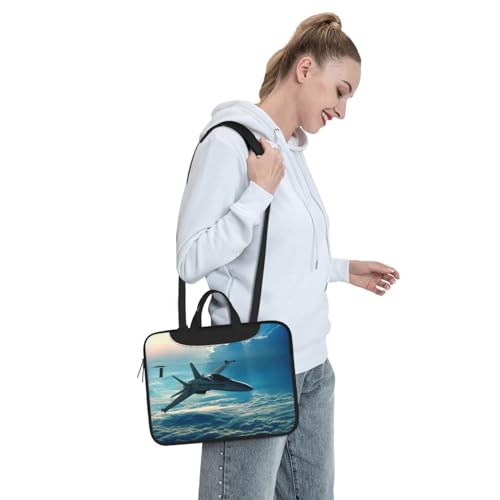 Bolso para portátil AMAZWI para jets de combate de avión miniatura 7