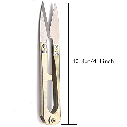 Küchenschere, U-förmige Nähschere, Fadenschneider, kleine Schere, Trimmzange für Stich, Stickerei, DIY-Nähzubehör