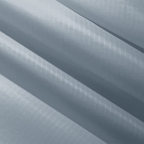 9KM DWLIFE 40D Waterproof Ripstop Nylon Fabric 3oz Nylon Sheets PU Coating Tear Resistant for Outdoor Cover Tent Kite Bag Material(Gray,1 Meter(100cm x 152cm))
