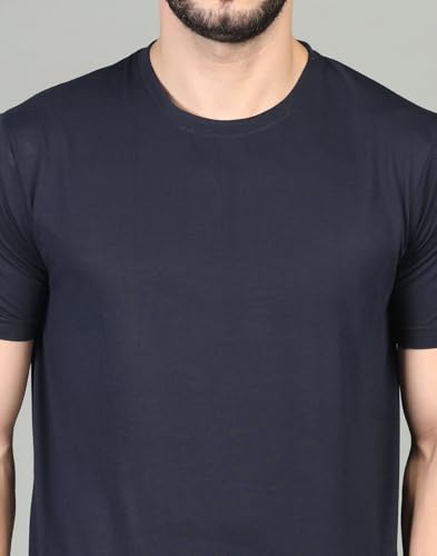 Image of INKKR Men's Solid Regular Fit T-Shirt