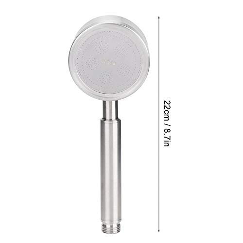 alcachofa de la ducha Cabezal de ducha de mano de acero inoxidable, rociador de ducha con ahorro de agua a presión, accesorios de baño