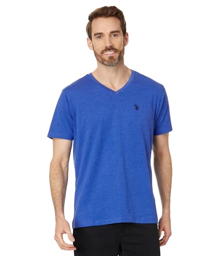 Image of U.S. Polo Assn. Men's Solid V‑Neck T-Shirt