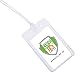 25 Pack - Locking TOP Clear Plastic Luggage Identification Tags with Loops Included - Business Card or Photo Insert Bag Tags - Great for Travel and Student ID’s by Specialist ID