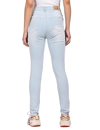 Image of SUGR Women's Regular Jeans (SUWWSDN20036B10 Light Blue 34)