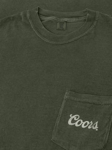 Tee Luv x Comfort Colors Men's Faded Coors Rodeo Cowboy Front Pocket T-Shirt2