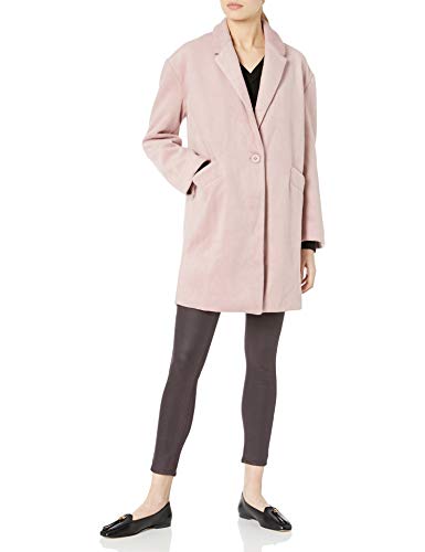 ASTR the label Women's ONE Button Closure Topcoat, Lavender, M