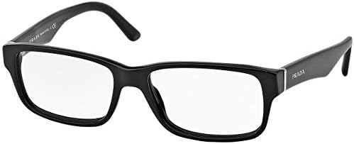PRADA EYEGLASSES OPTICAL RX VPR 16M 1AB-101 BLACK VPR16M 53/16/140