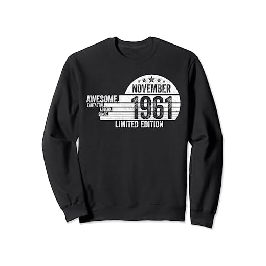 Regalo De Cumpleaños, Impresionante Desde Noviembre 1961 Sudadera