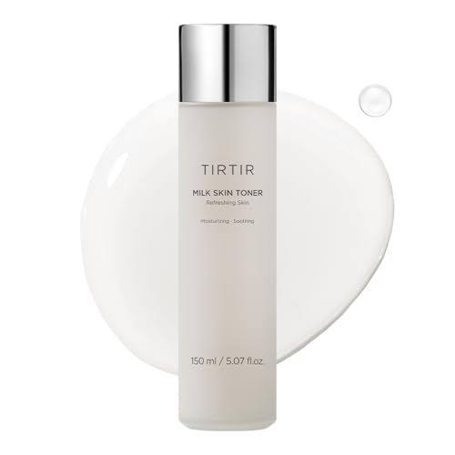 TIRTIR Milk Skin Rice Toner – Deep Moisturizing, Hydrating and Refreshing for face, Niacinamide, Ceramide, Rice Bran Extract, Nature-Oriented Ingredients, Korean Skin Care, Vegan, 150ml / 5.07 fl.oz.