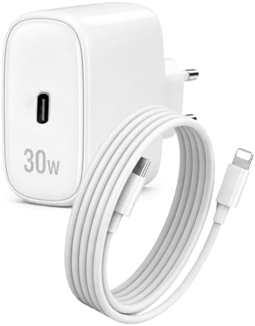 Carregador 30W + Cabo Compatível i.Phone, i.Phone X Xr 8 11 12 13...