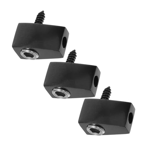Alipis 3 Piezas Headless Bass Guitar String Lock Nut de Latón para Puente Retenedor de Cuerdas para...