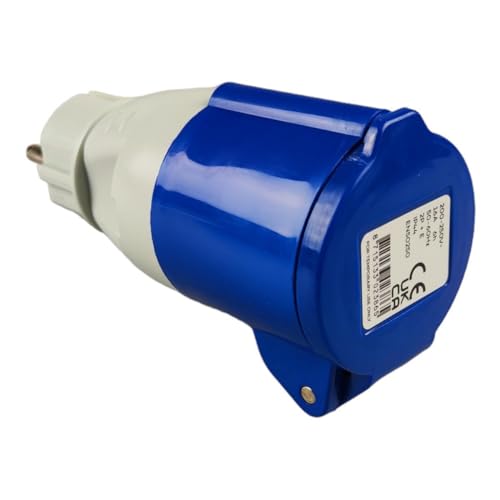 Boot Wohnmobil Wohnwagen Adapterstecker von Schuko auf CEE Kupplung - 230V