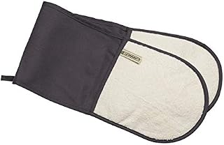 Le Creuset 4-Layered Textile Double Oven Gloves, Stain Resistant, Flint