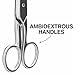 Klein Tools 2100-9 Stainless Steel Electrician Scissors, Made in USA, 5.25-Inch Free-Fall Handle Snips, Stripping Notches, Non-Slip Serrated Blade
