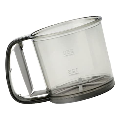 IMIKEYA Handheld Flour Sifter Semi-Automatic Baking Sieve with Handle Small Fine Mesh Flour Sieve for Home Cooking and Pastry Making