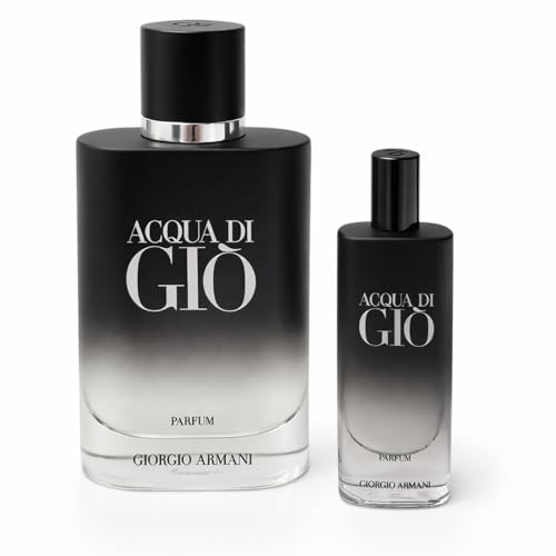 La mejor comparación de Perfume Acqua de Gio Hombre - solo los mejores. 43 Perfume Acqua di Gio Parfum SET para Hombre 100 ml + 15 ml Original Aroma Fresco Masculino