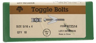 Hillman Toggle Bolts 5/16 