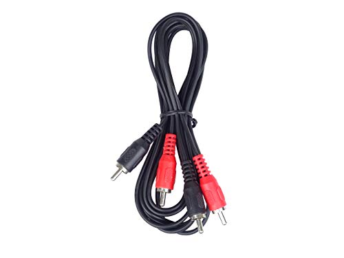 PremiumCord cinch cable 5m, 2x cinch RCA M plug to 2x cinch RCA F plug, audio video connection cable, stereo - Image 4