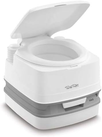 Thetford 92802 Porta Potti 145 Toilette Portable, Blanc-Gris, 330...