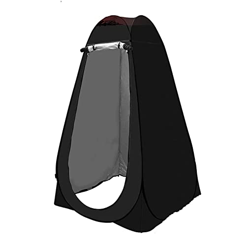 BLEQYS-Shower-Tent-Pop-Up-Privacy-Tent-Camping-Portable-Toilet-Tent-Outdoor-Camp-Bathroom-Changing-Dressing-Room-Instant-Privacy-Shelters-for-Hiking-Beach-Picnic-Fishing-Potty-Black